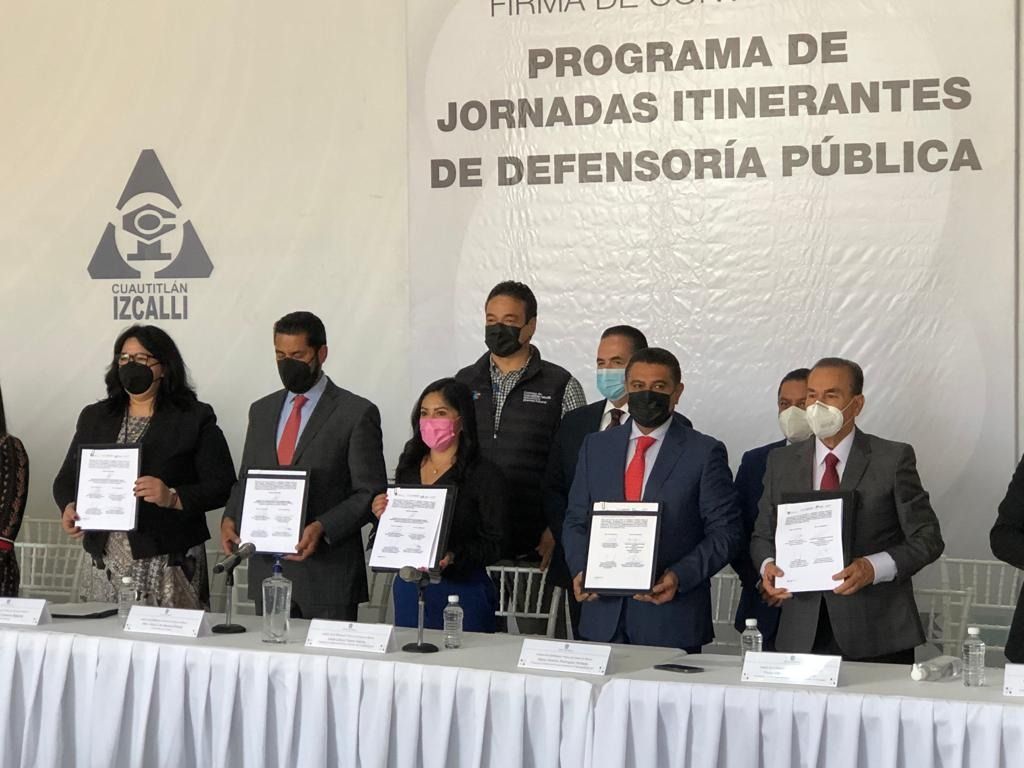 Gobierno de Cuautitlán Izcalli firma convenio con el Programa Jornadas Itinerantes de Defensoría Pública 