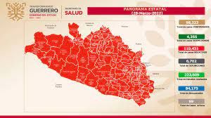 Reporta la Secretaría de Salud que Guerrero ocupa el lugar 30 a nivel nacional en casos activos por covid-19