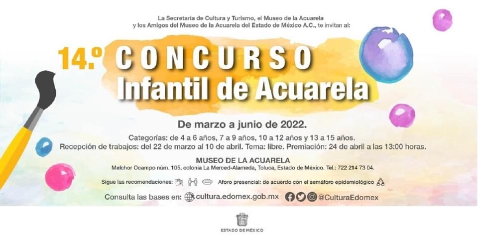 Invitan a todos los niños a participar en el 14 Concurso Infantil de Acuarela 