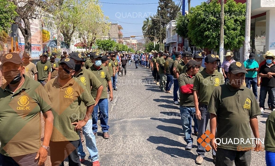 Marchan más de 2 mil de la CRAC en Chilpancingo contra consulta indígena