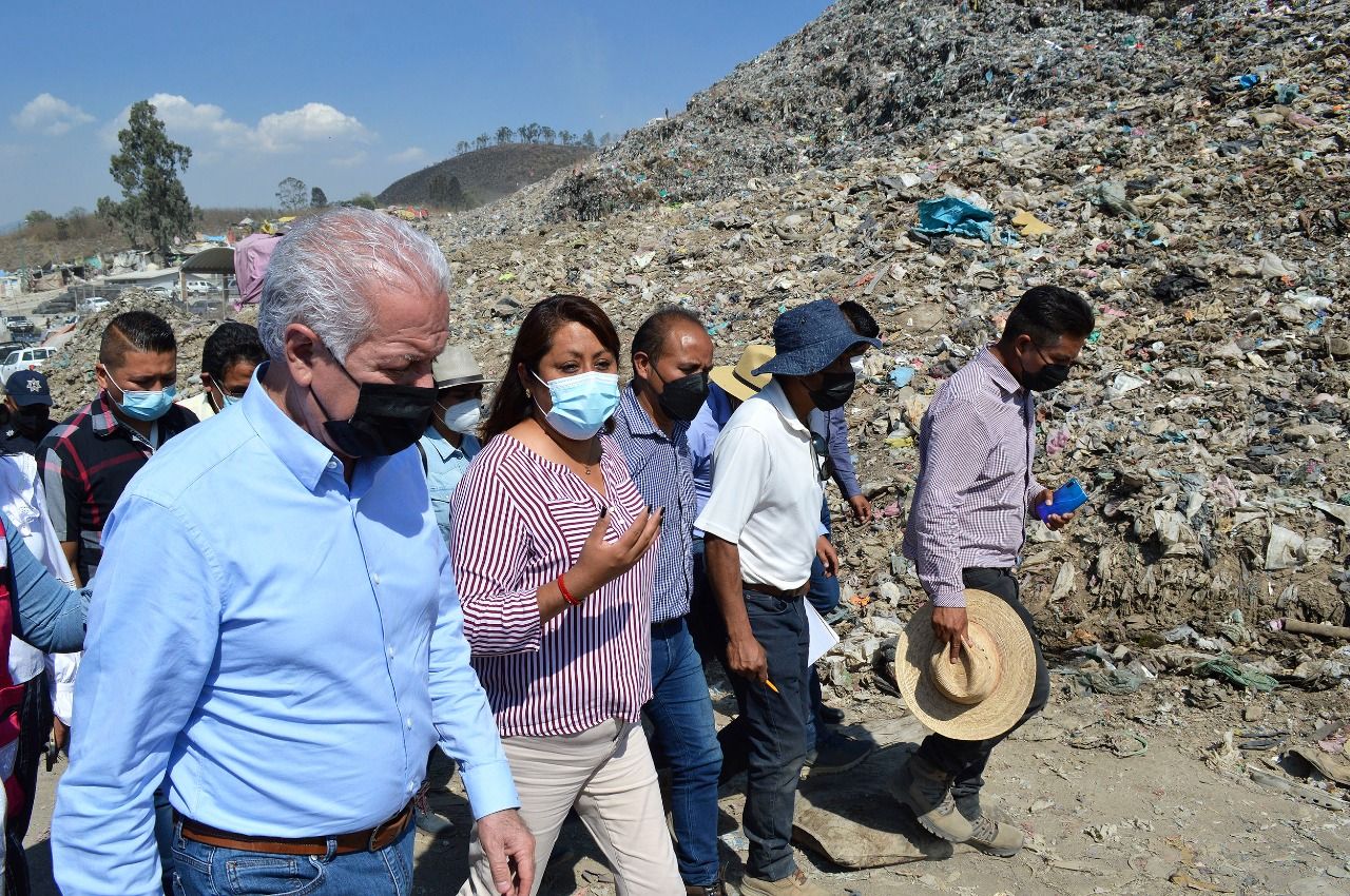 Evalúa Secretario Estatal del Medio Ambiente Vida Útil del Tiradero ’Escalerillas’ en Chimalhuacán
