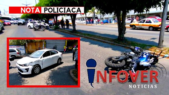 Muere Policía Municipal motorizado en accidente vehicular.