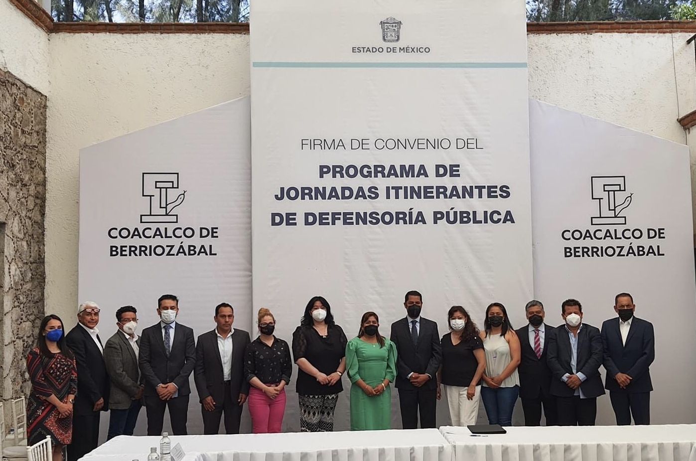 Signa Convenio Defensoría Pública del Edomex con Municipios 