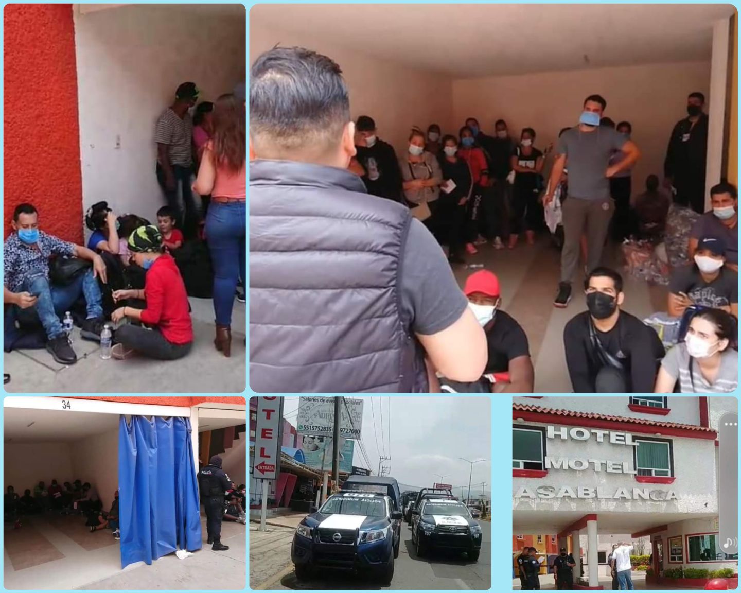 100 migrantes de varios países fueron localizados en hotel de Ixtapaluca edomex. 