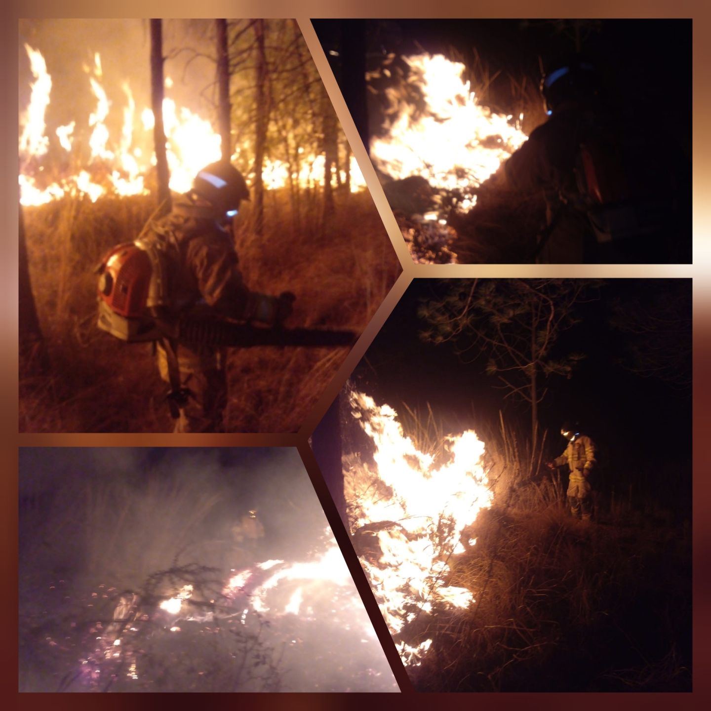 Bomberos de Texcoco trabaja  intensamente contra incendios de la zona de Cualtlinchan
