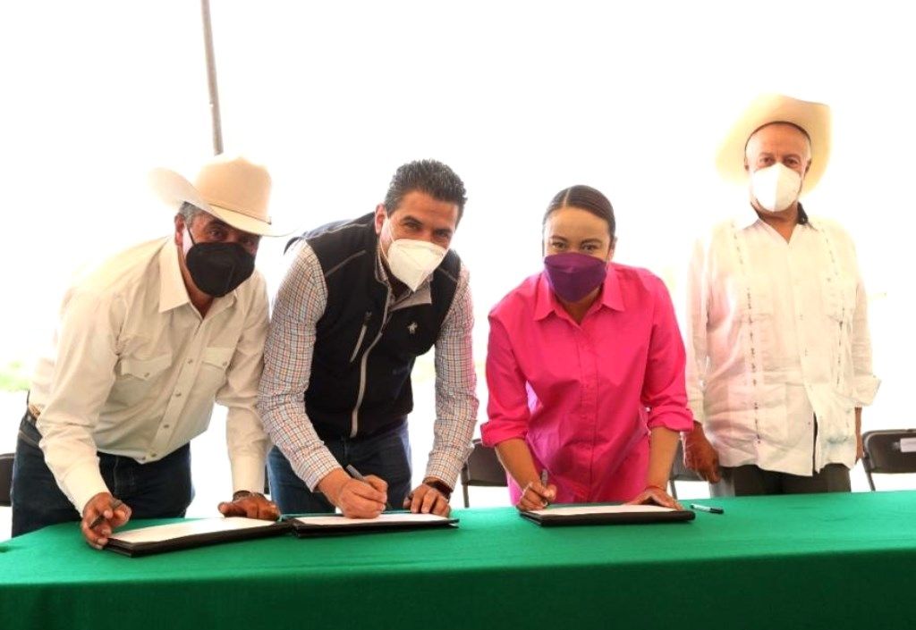 La Secretaría del Campo firma convenio con Ixtlahuaca, Jiquipilco y Jocotitlán para infraestructura rural 