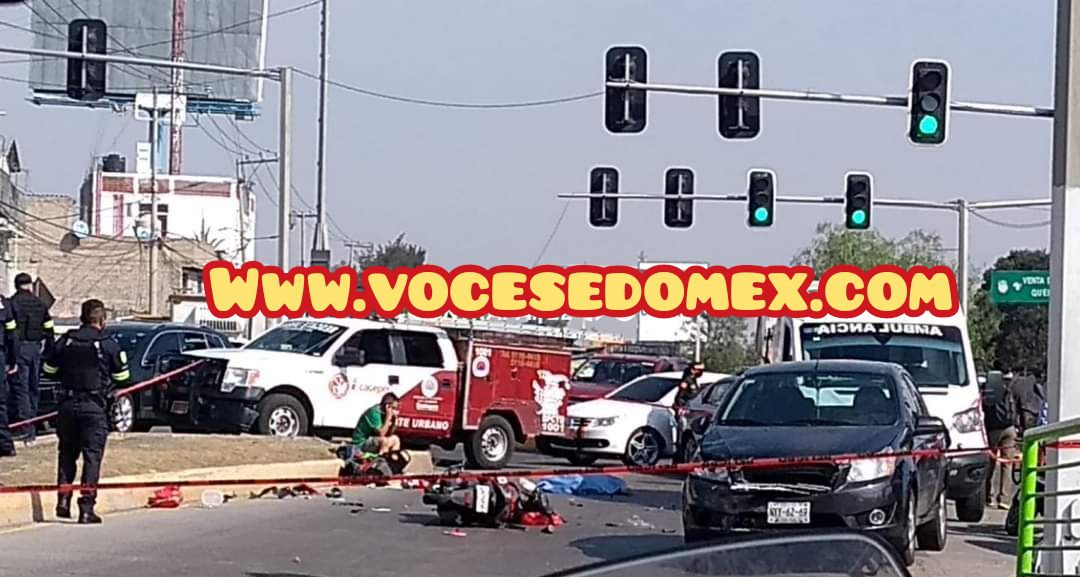 Matan a una mujer y otra quedó herida gravemente al al ser atropellados por auto en Ecatepec 