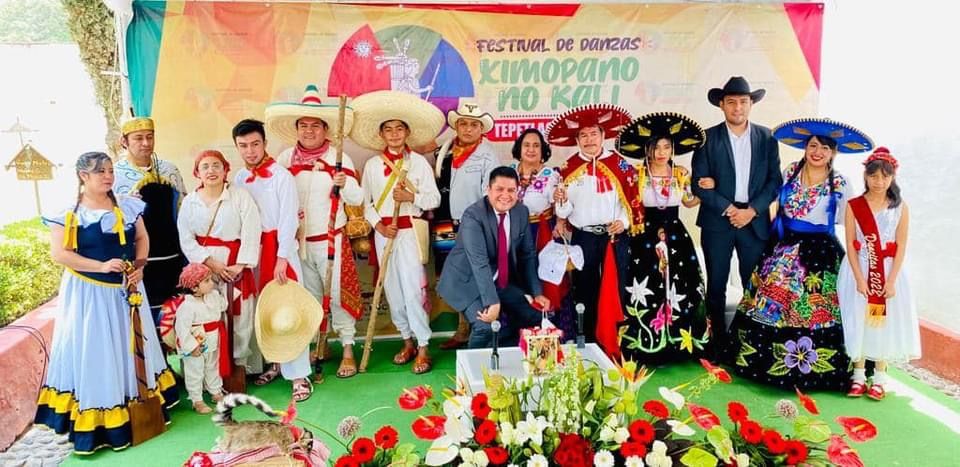 Playa Limbo en el Primer Festival de Danzas ’Ximopano No Kali’ en Tepetlaoxtoc 