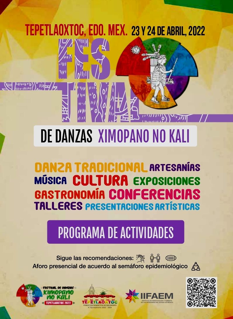 El IIFAEM está presente en el primer festival de danzas en Tepetlaoxtoc