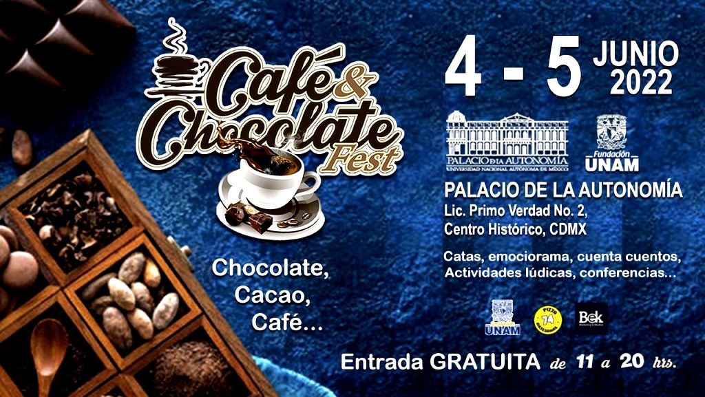 Este 4 y 5 de junio, deleita tu paladar en el Café & Chocolate Fest en Palacio de la Autonomía  