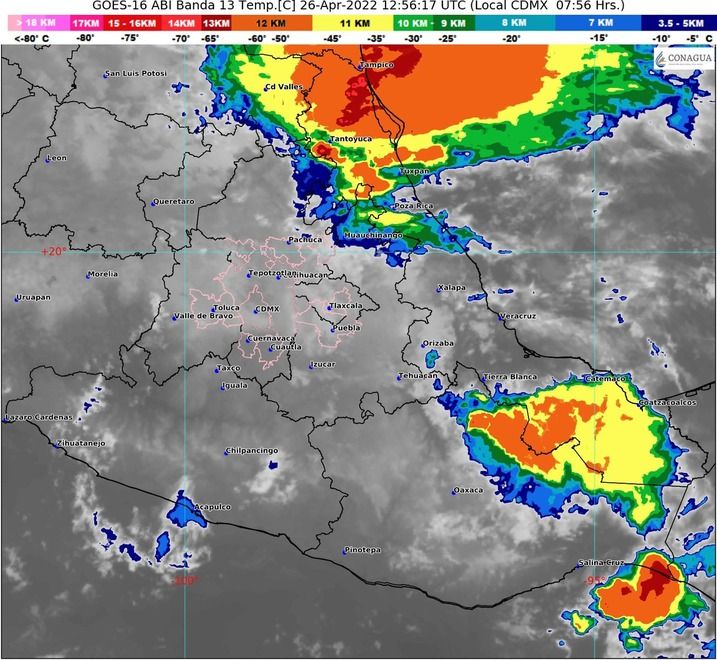 Sistemas meteorológicos que afectan el Estado de Guerrero