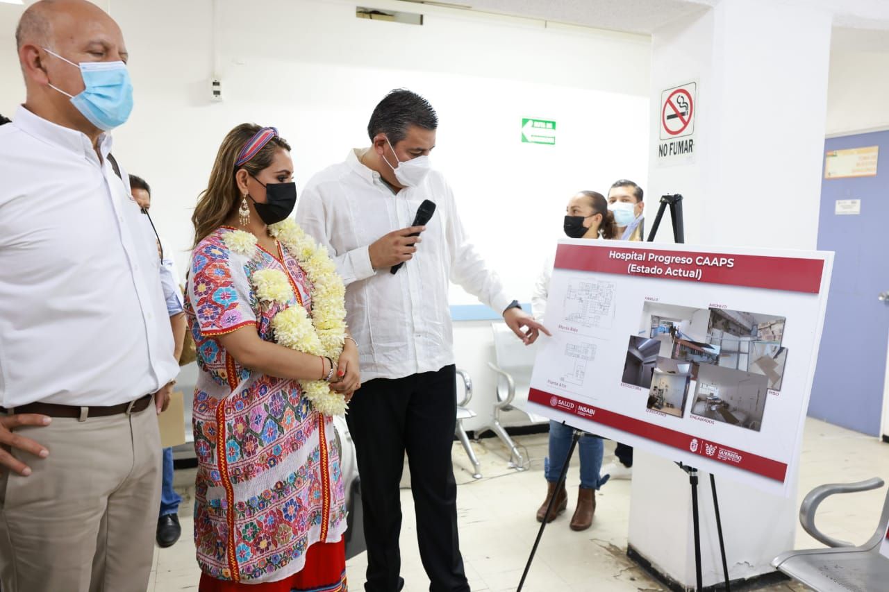 Anuncian la gobernadora y autoridades federales el fortalecimiento de la red hospitalaria de Guerrero