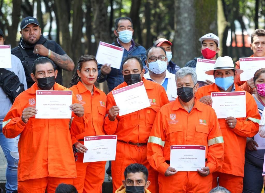 #La CDMX entregó premio de excelencia a trabajadores de limpia de la Cuauhtémoc