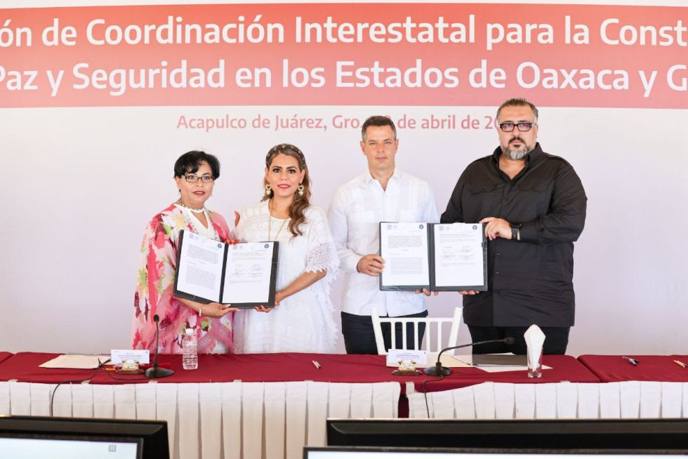 fortalece Guerrero y Oaxaca coordinación en materia de seguridad y procuración de justicia