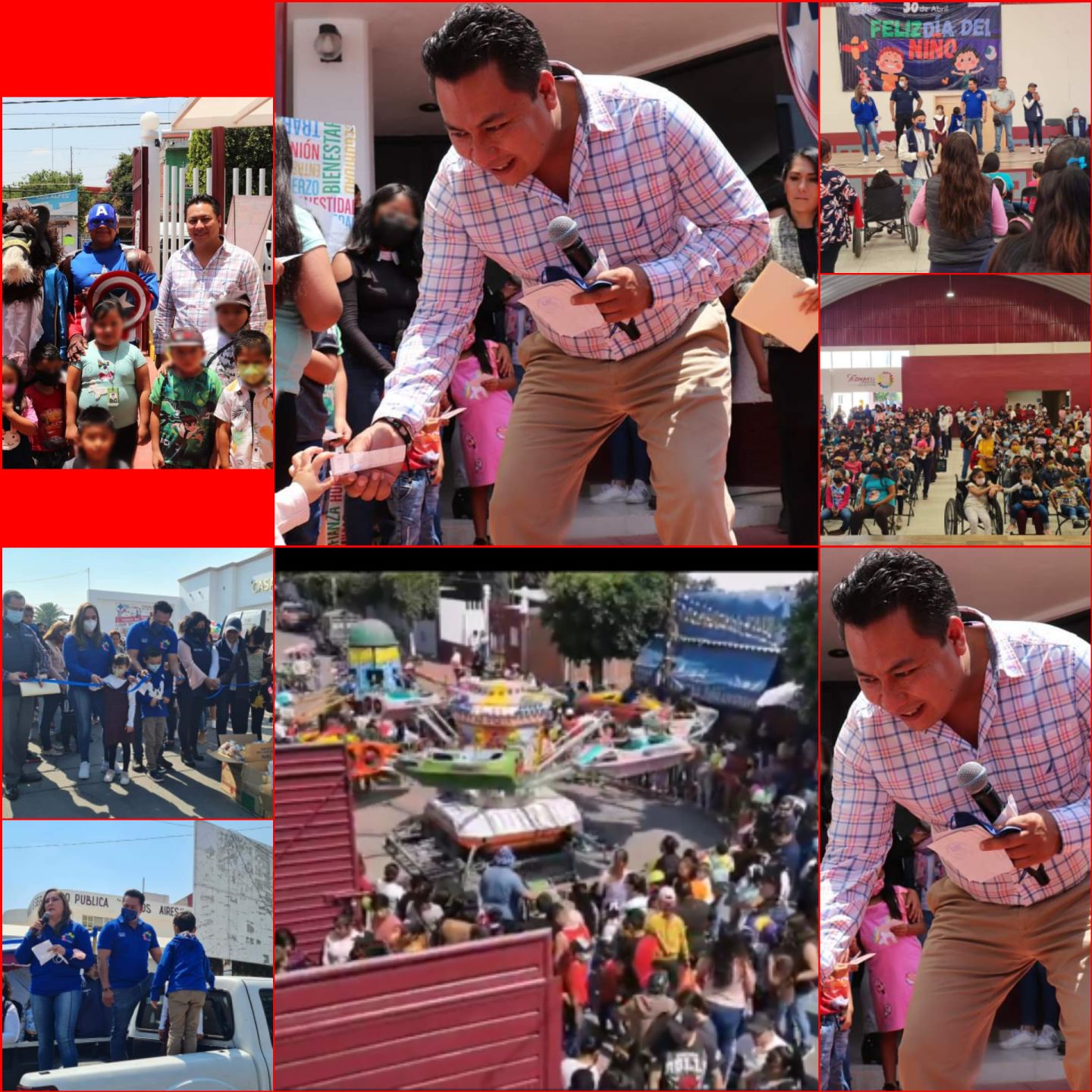 Festejó en grande a los niños en su día el alcalde Edgar Morales Ávila y el DIF municipal en Tezoyuca 