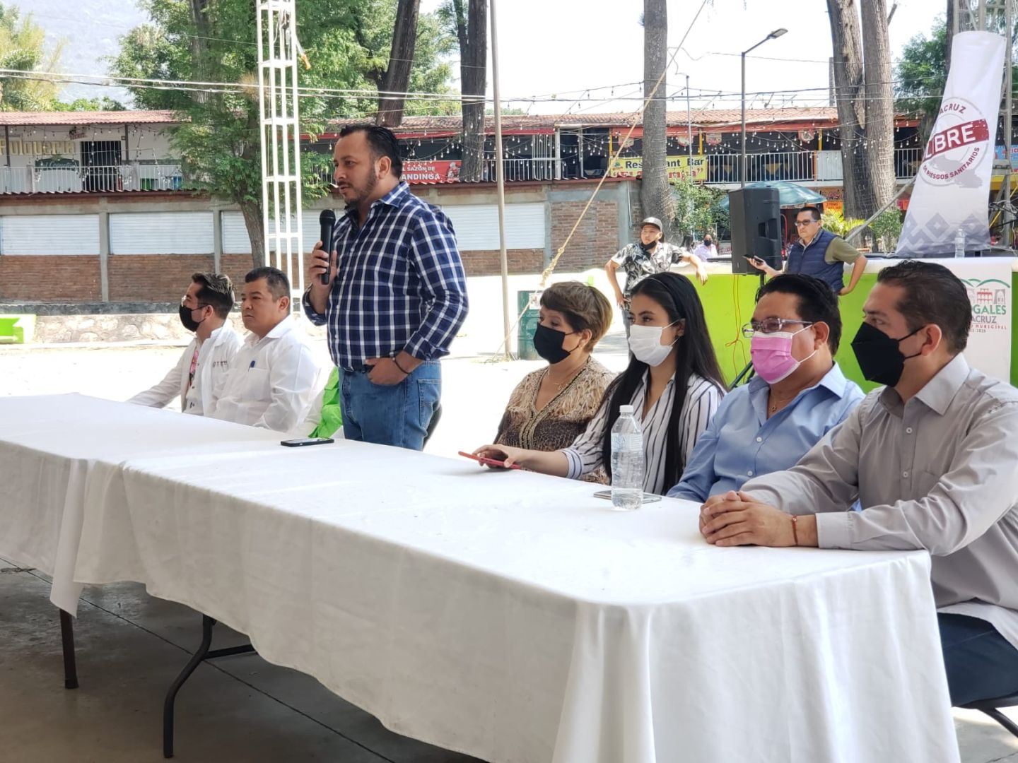 Alcalde de Nogales inaugura feria de Protección Contra Riesgos Sanitarios