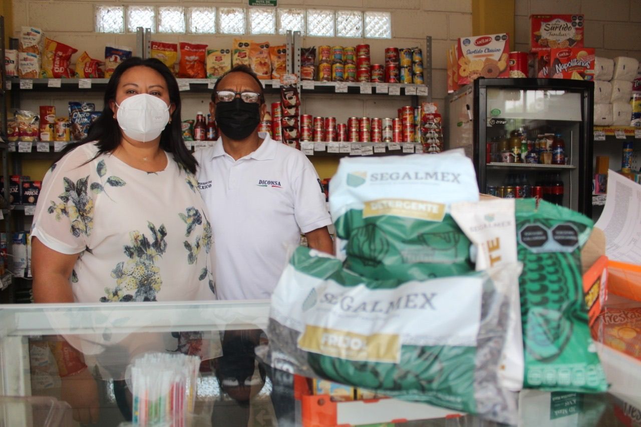 En apoyo a la economía familiar abren tienda DICONSA en Tequexquinahuac 