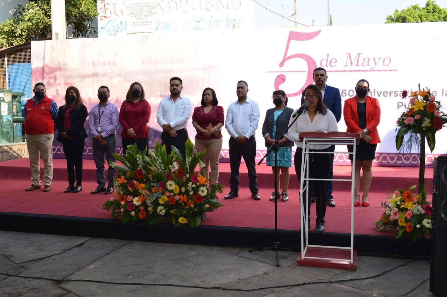 #Chimalhuacán conmemoro el 160 aniversario de la batalla de Puebla
