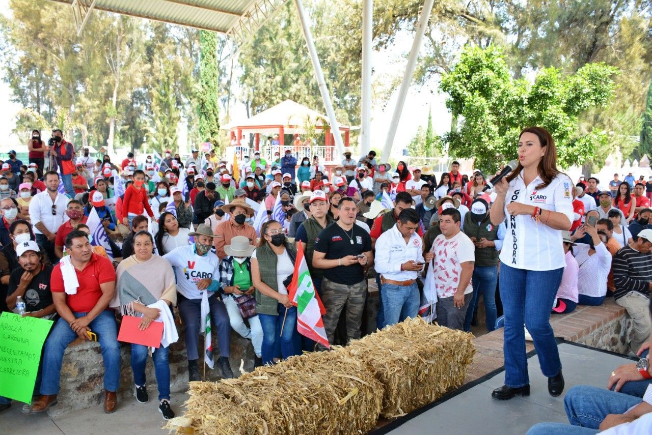Habitantes de San Salvador denuncian ante la candidata Carolina Viggiano los constantes actos delictivos en la región