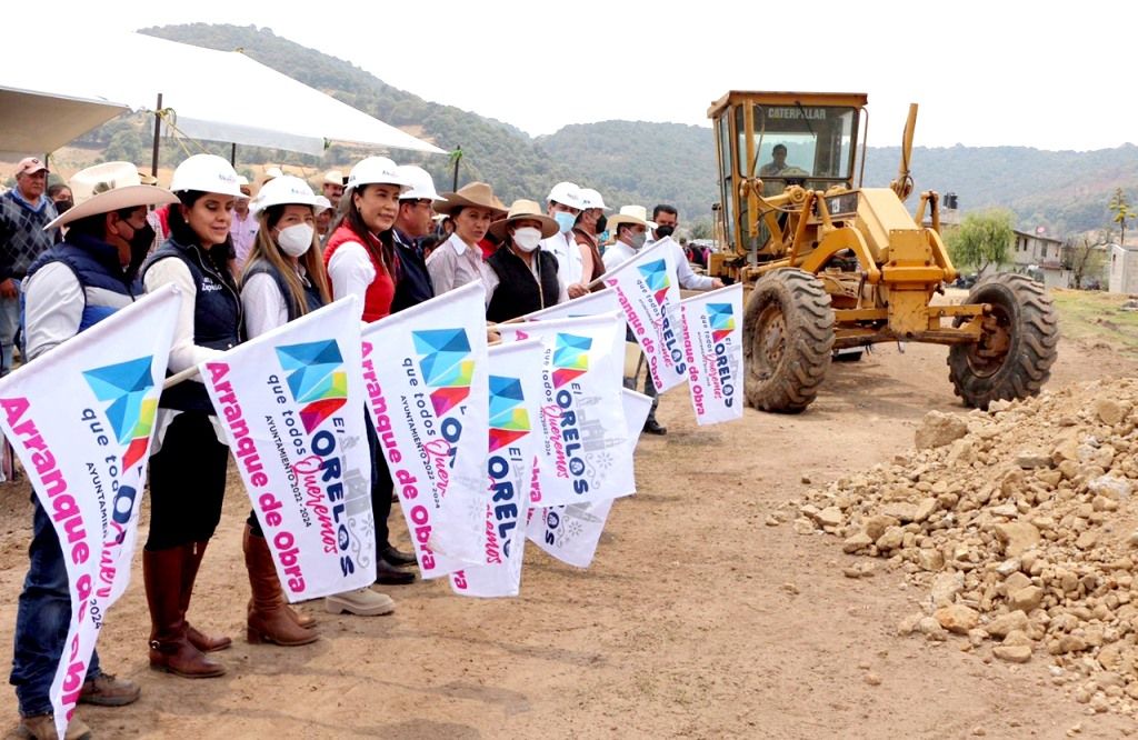 El GEM rehabilita caminos Saca-Cosechas en Morelos