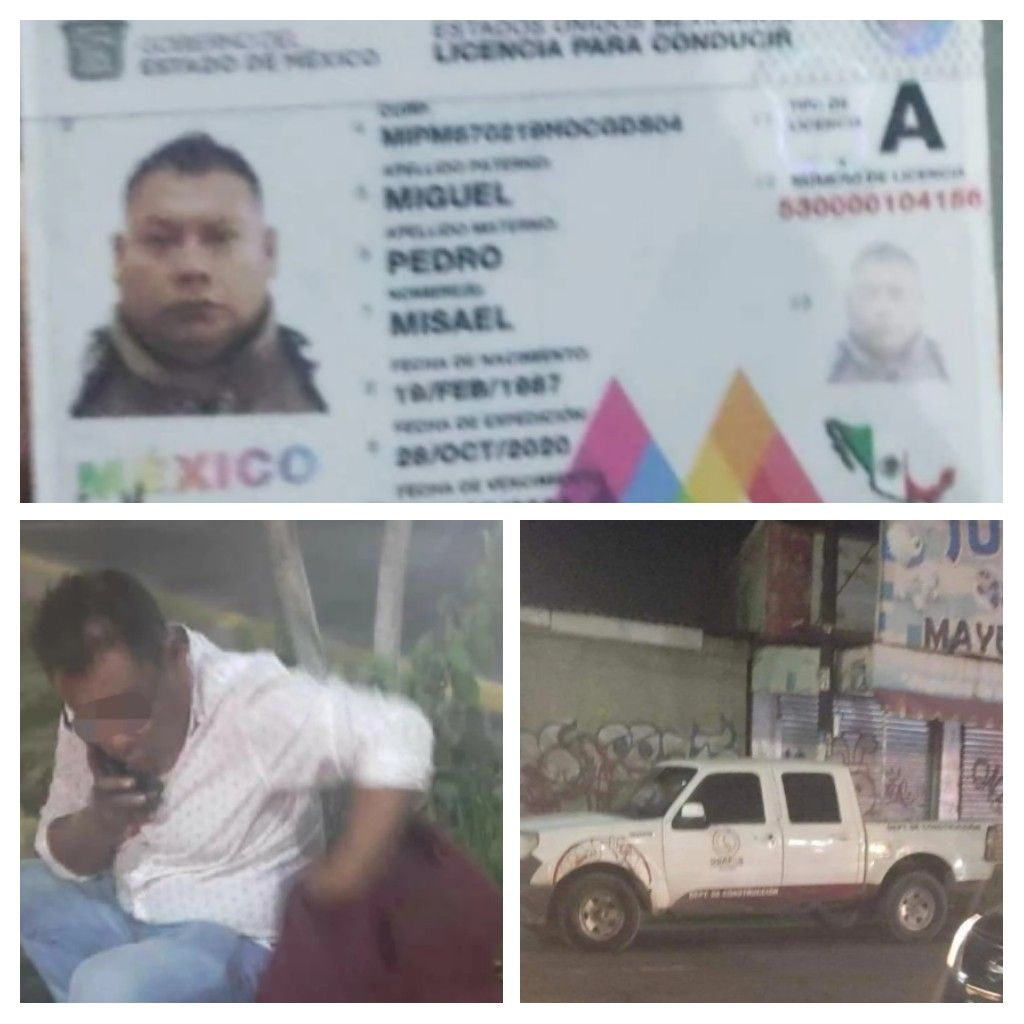 "Funcionario" de Chimalhuacán choca unidad en completo estado de ebriedad