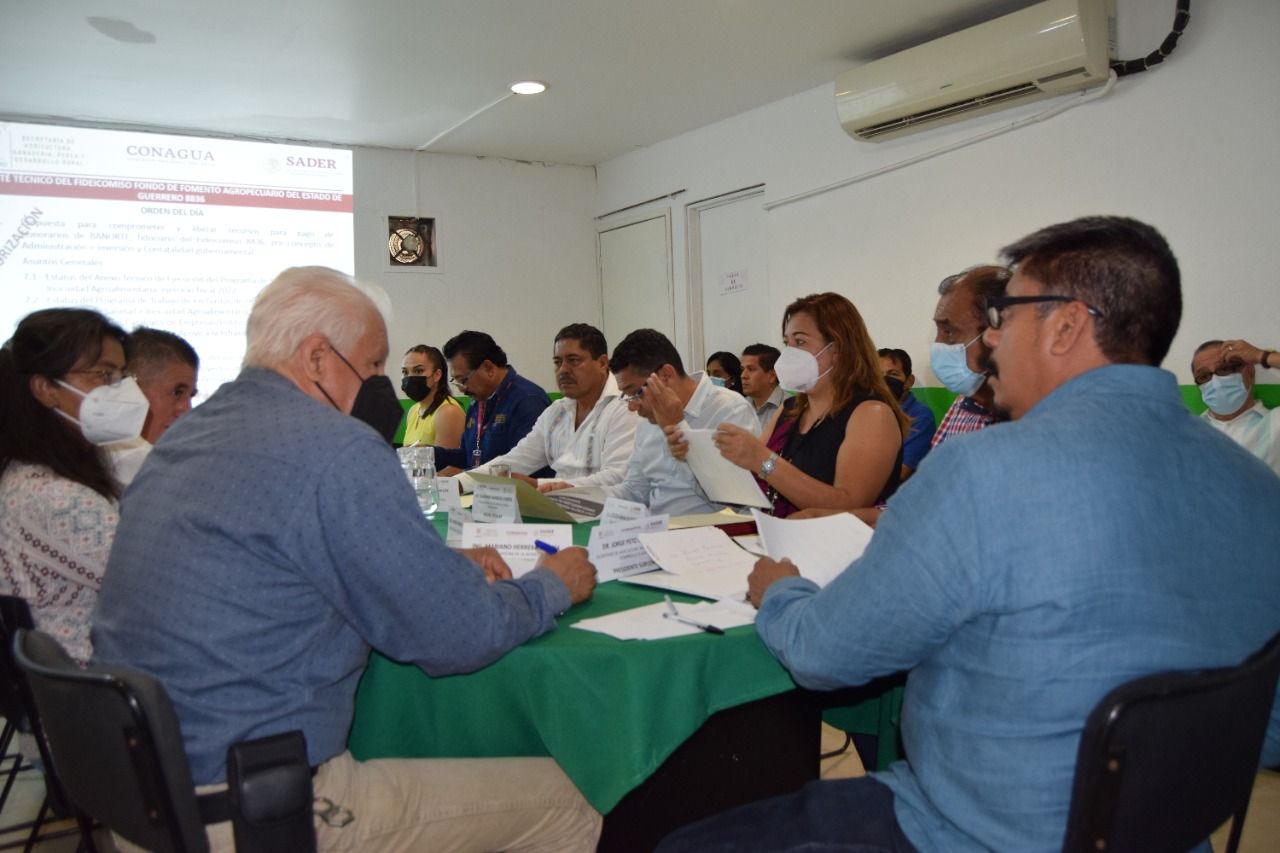 Encabeza titular de Sagadegro la cuarta Reunión Ordinaria del Comité Técnico del Fideicomiso Fondo De Fomento Agropecuario del Estado de Guerrero
