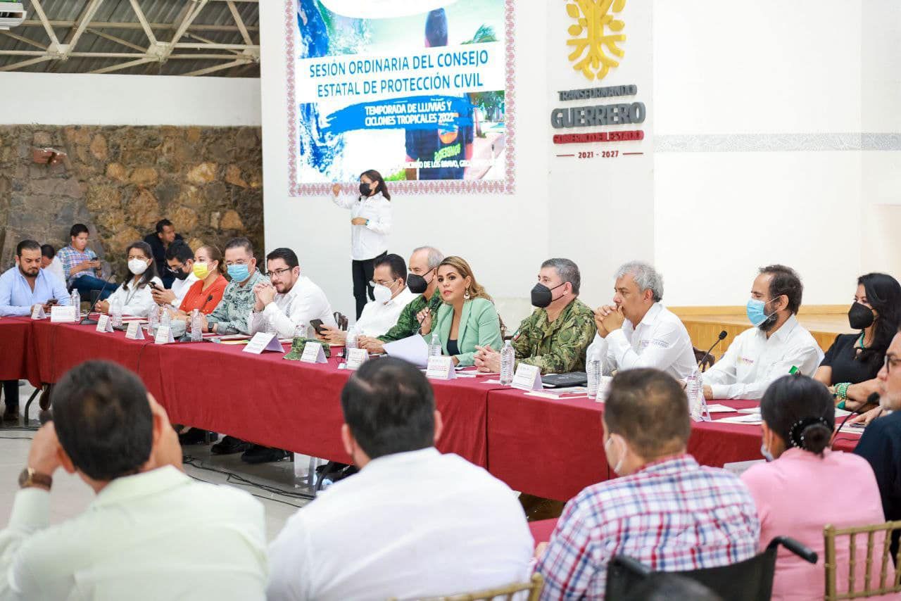Se prepara Guerrero con acciones preventivas para la temporada de lluvias y ciclones tropicales 2022