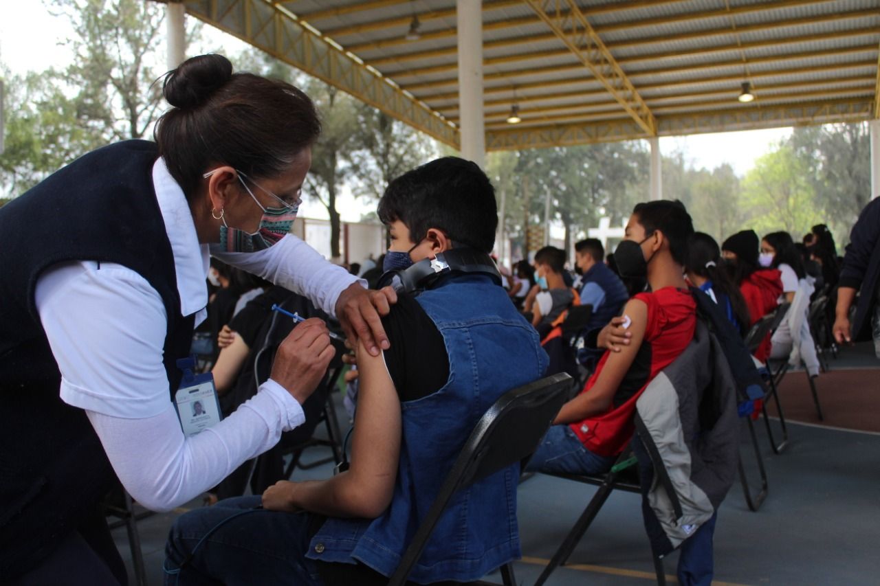 Se Vacuna a Más de Ocho Mil Menores en Texcoco 