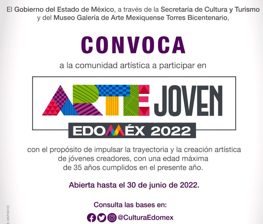 La Secretaría de Cultura y Turismo convoca al concurso ’Arte Joven 2022’