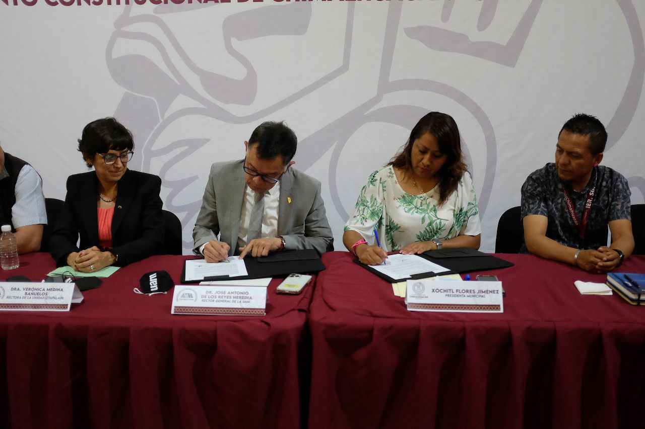 #Chimalhuacán firmó convenio de colaboración con la UAM: Xóchitl Flores Jiménez