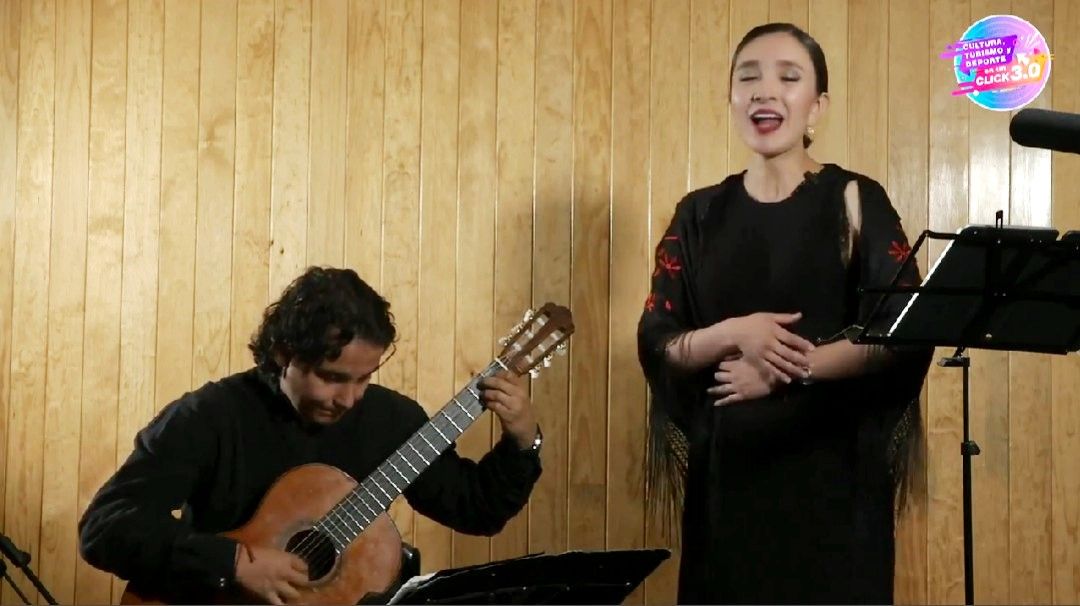 El Dúo Voz entre cuerdas realiza concierto virtual ’Las Lunas de Lorca’