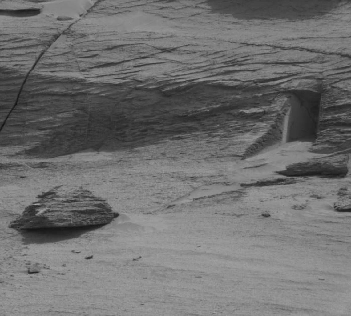 La NASA capta misteriosa "puerta" en Marte con el Róver Curiosity