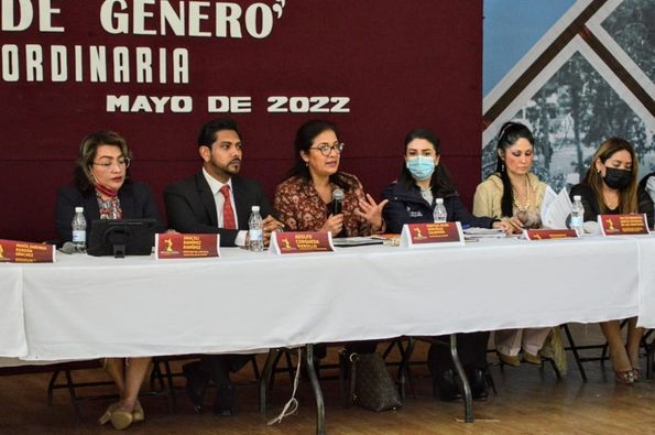 Sesiona Gabinete de Género en Nezahualcóyotl