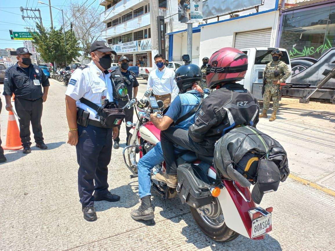 Suma SSP 147 infracciones y 50 vehículos llevados al corralón por concentración de motociclistas
