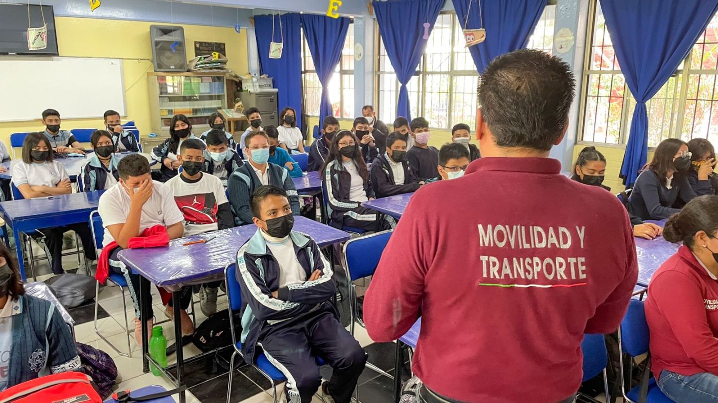 Ecatepec imparte talleres de educación vial a alumnos de primaria y secundaria
