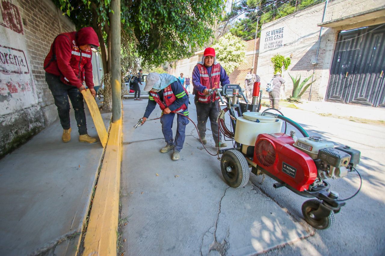 #Con jornadas de limpia y retiro de escombros Chimalhuacán recobra entorno urbano
