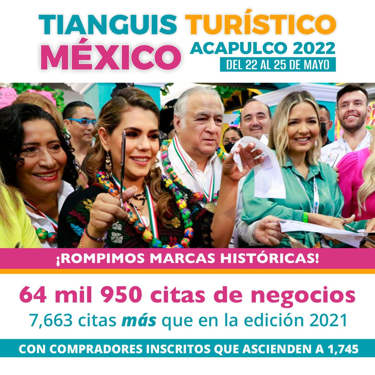 Tianguis Turístico Acapulco 2022 rompe récords históricos en citas de negocios y transacciones 