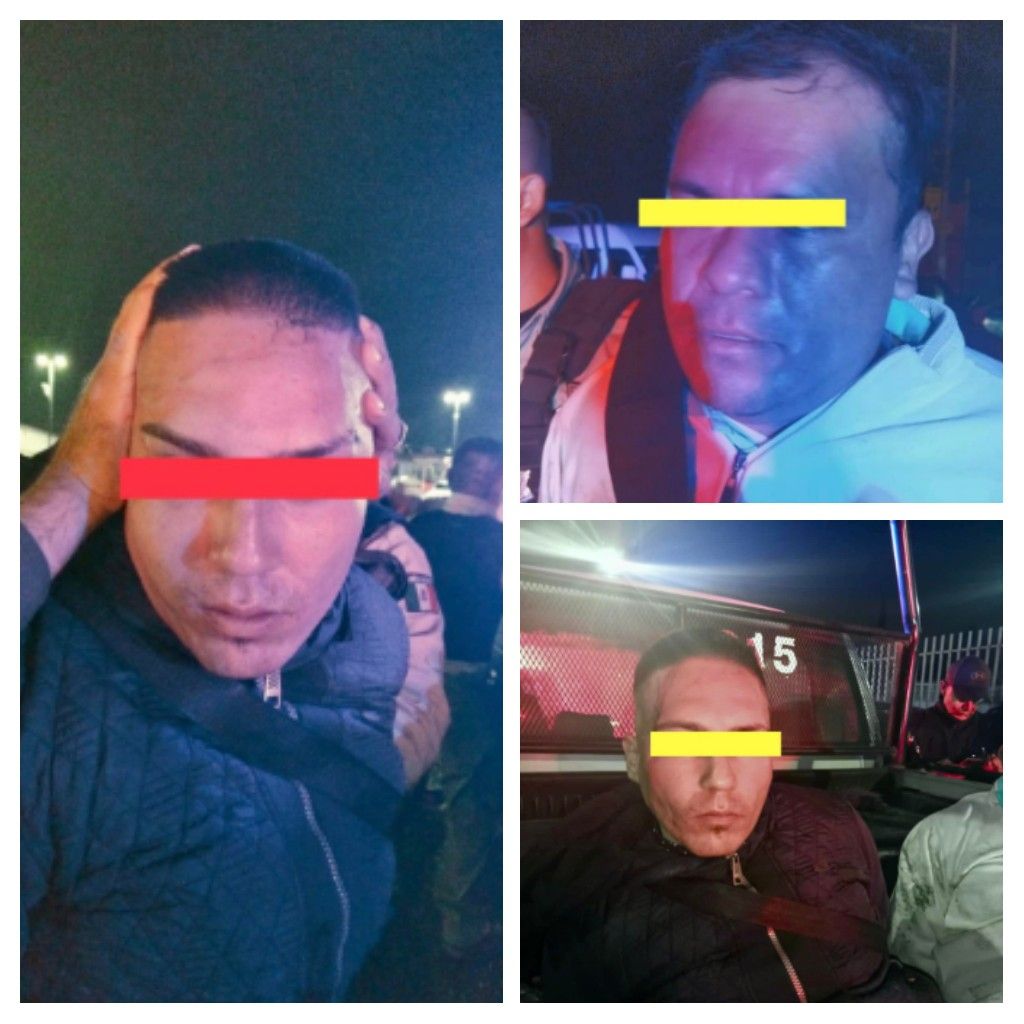 Caen tres presuntos asaltantes en Tecamac