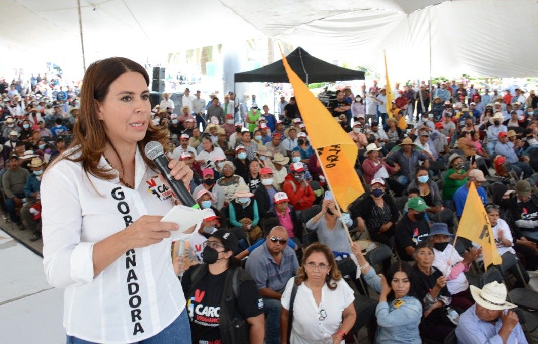 Hay que impedir la llegada de la destrucción a Hidalgo, porque no saben gobernar: Carolina Viggiano