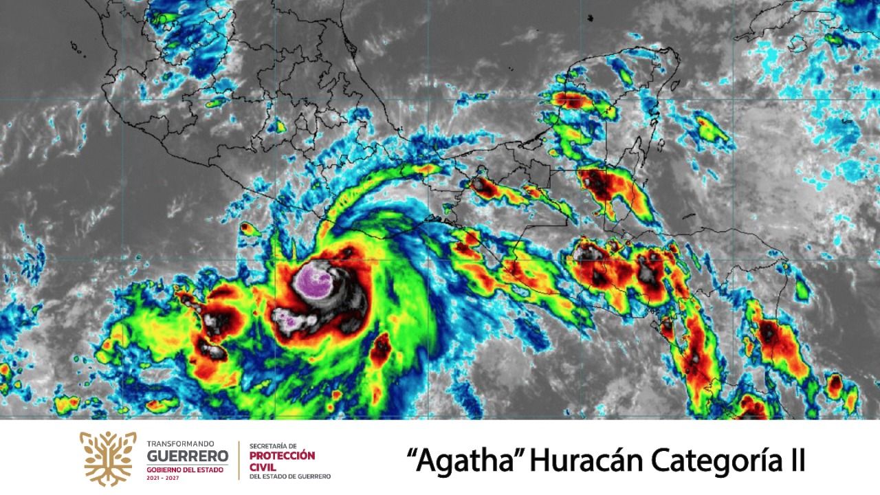 Debido al Huracán ’Agatha’ se determinó la suspensión de actividades escolares en los municipios de las regiones Montaña y Costa Chica para este lunes 30 de mayo