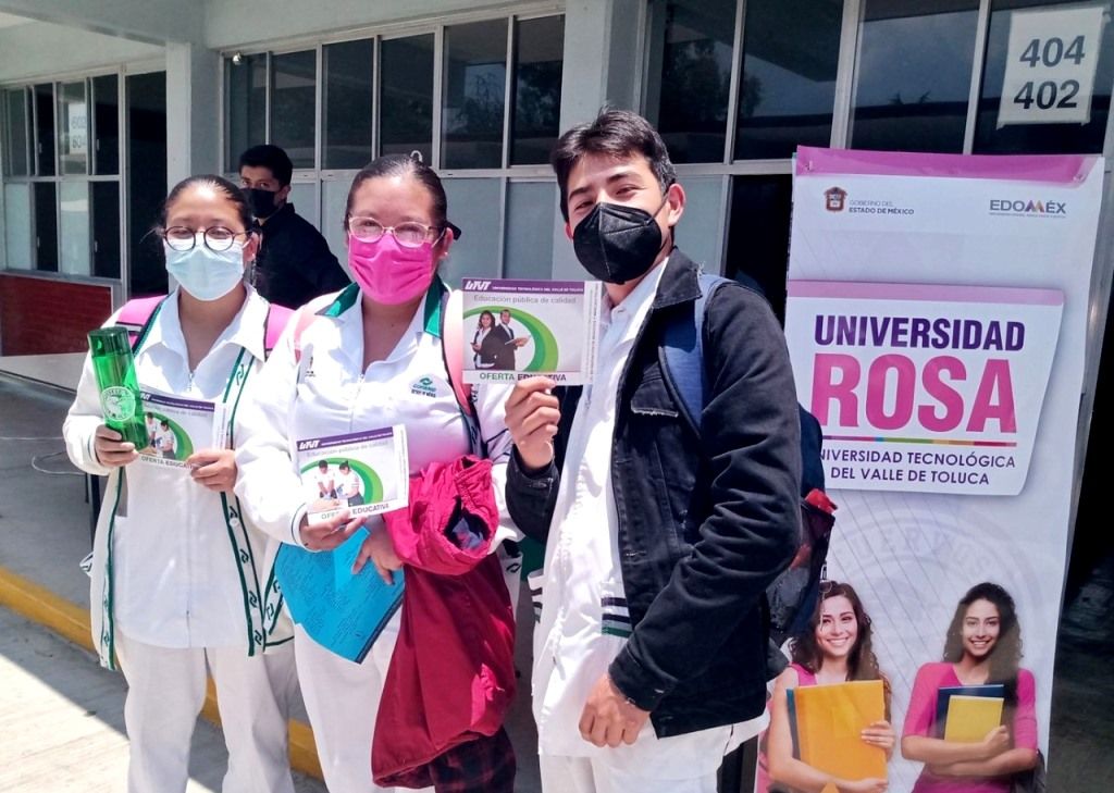 La Universidad Tecnológica del Valle de Toluca invita a sumarse a su programa educativo con distintivo rosa
