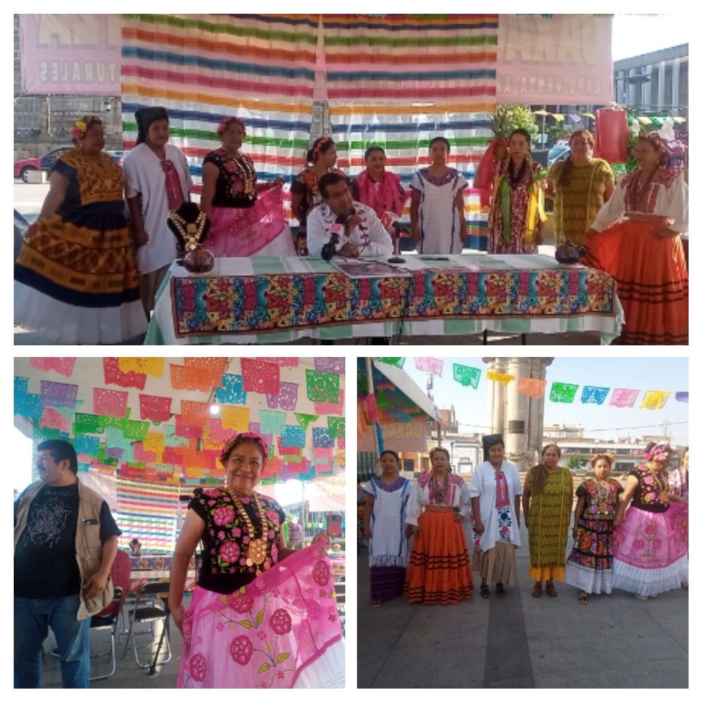 Tapatíos disfrutan el "Beso Oaxaqueño" durante la "Guelaguetza" presentada en la capital de Jalisco 