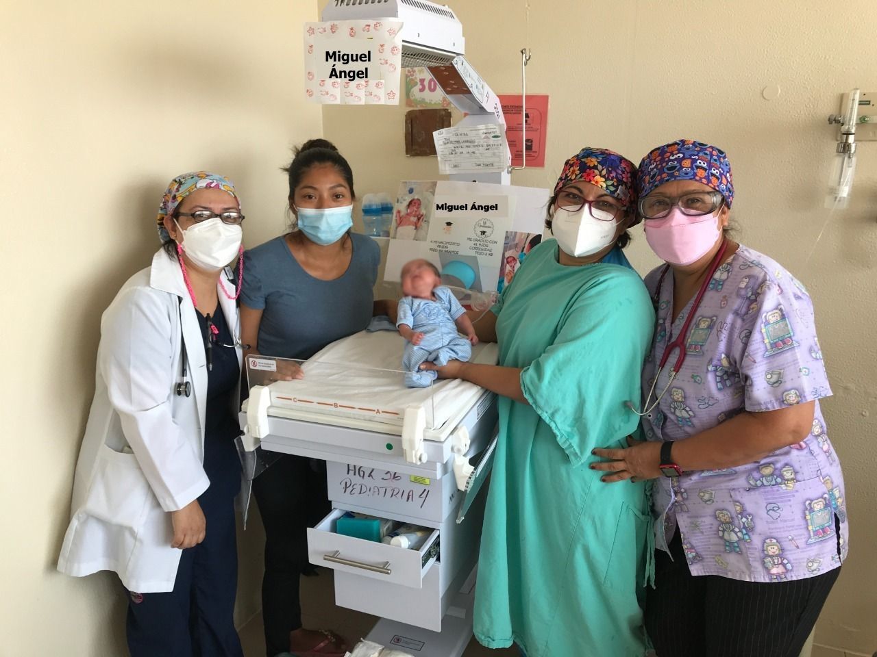 Salva IMSS Veracruz Sur a bebés prematuros de 28 y 33 semanas de gestación