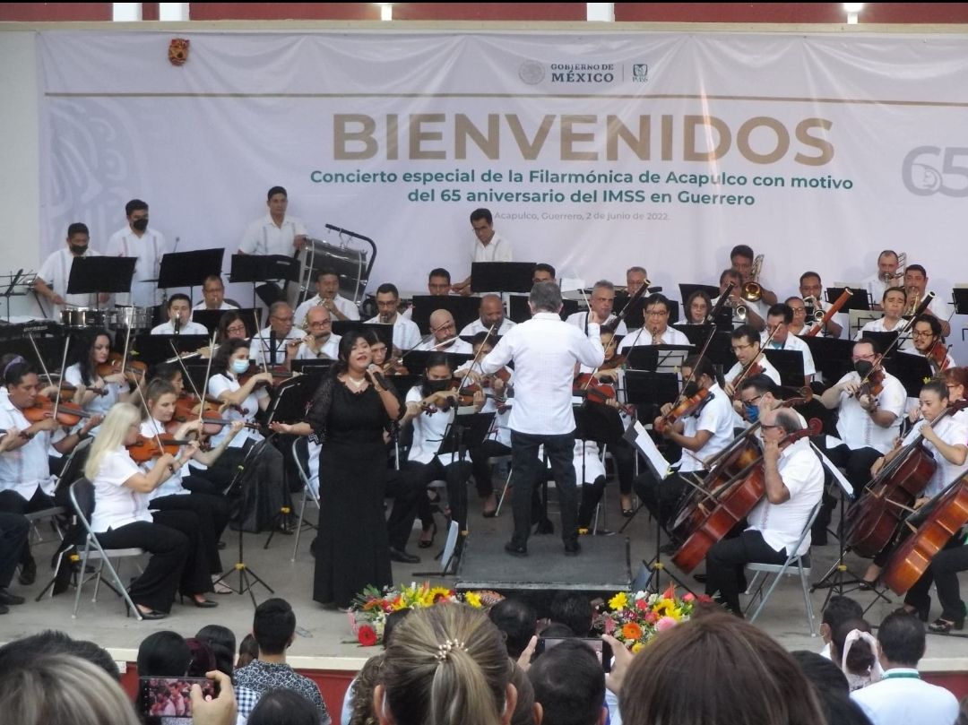 Emblemático concierto de la Filarmónica de Acapulco por el 65 Aniversario del IMSS Guerrero