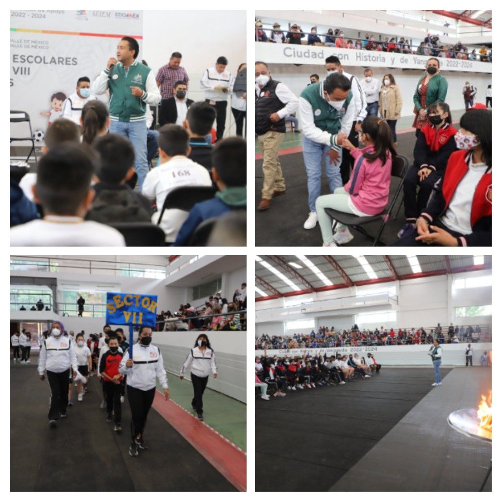 Inician los Juegos Deportivos Nacionales Escolares de la Educación Básica 2021-2022 en el municipio de Cuautitlán 
