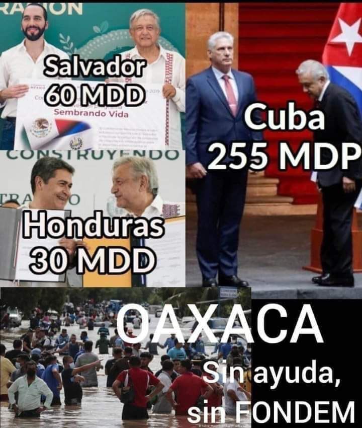 #Oaxaca sin ayuda y sin Fondem