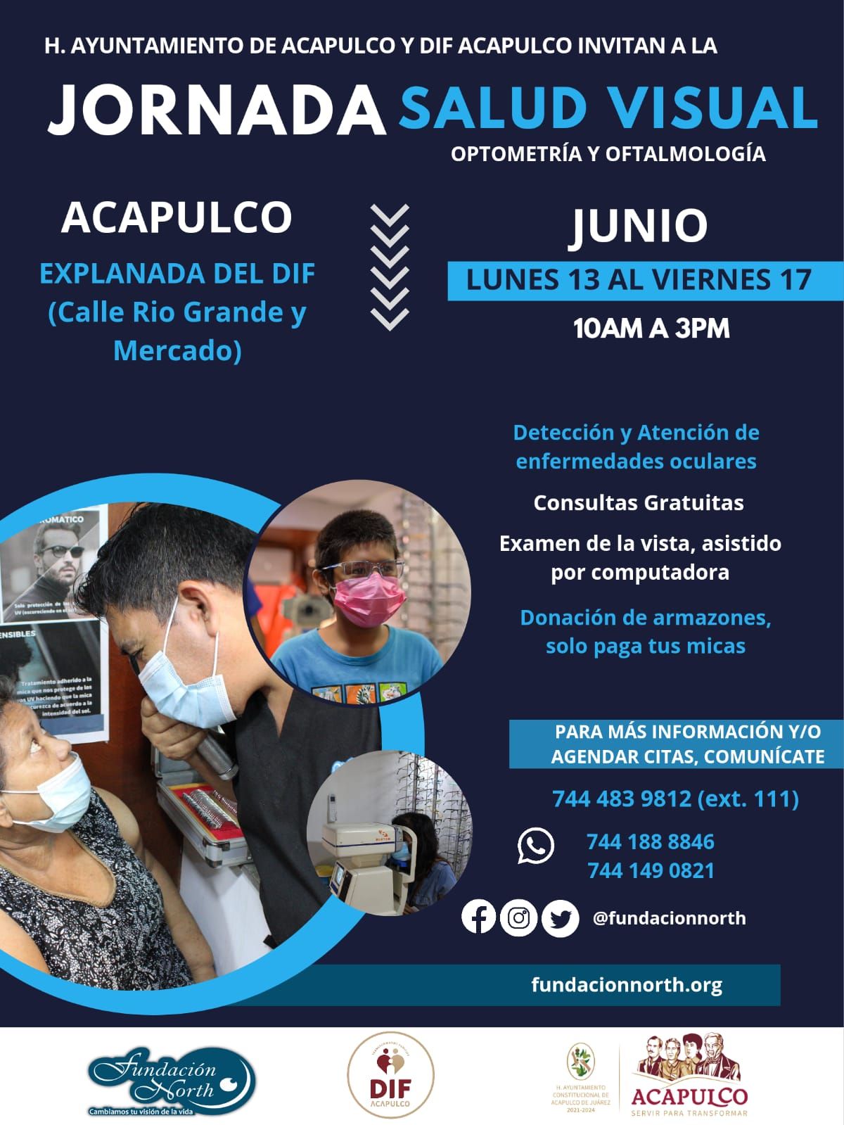 Pondrá en marcha el DIF Acapulco Jornada de Salud Visual 
