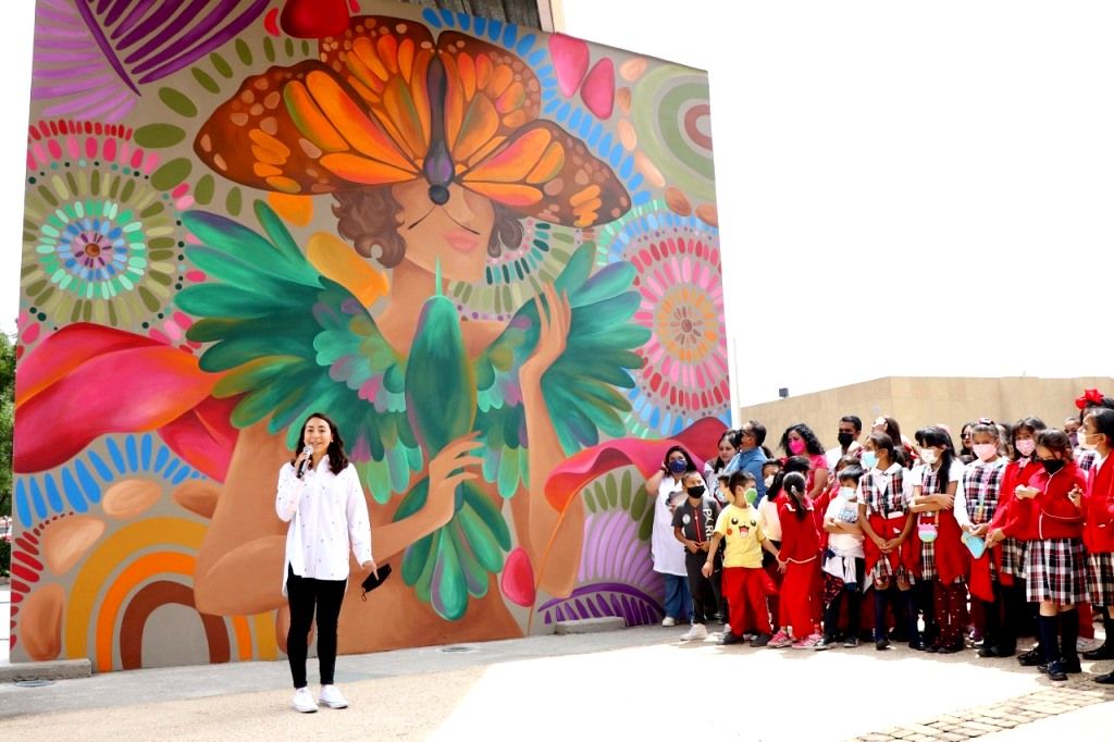 El GEM inaugura murales con temática ambiental en el Centro Cultural Mexiquense Bicentenario 