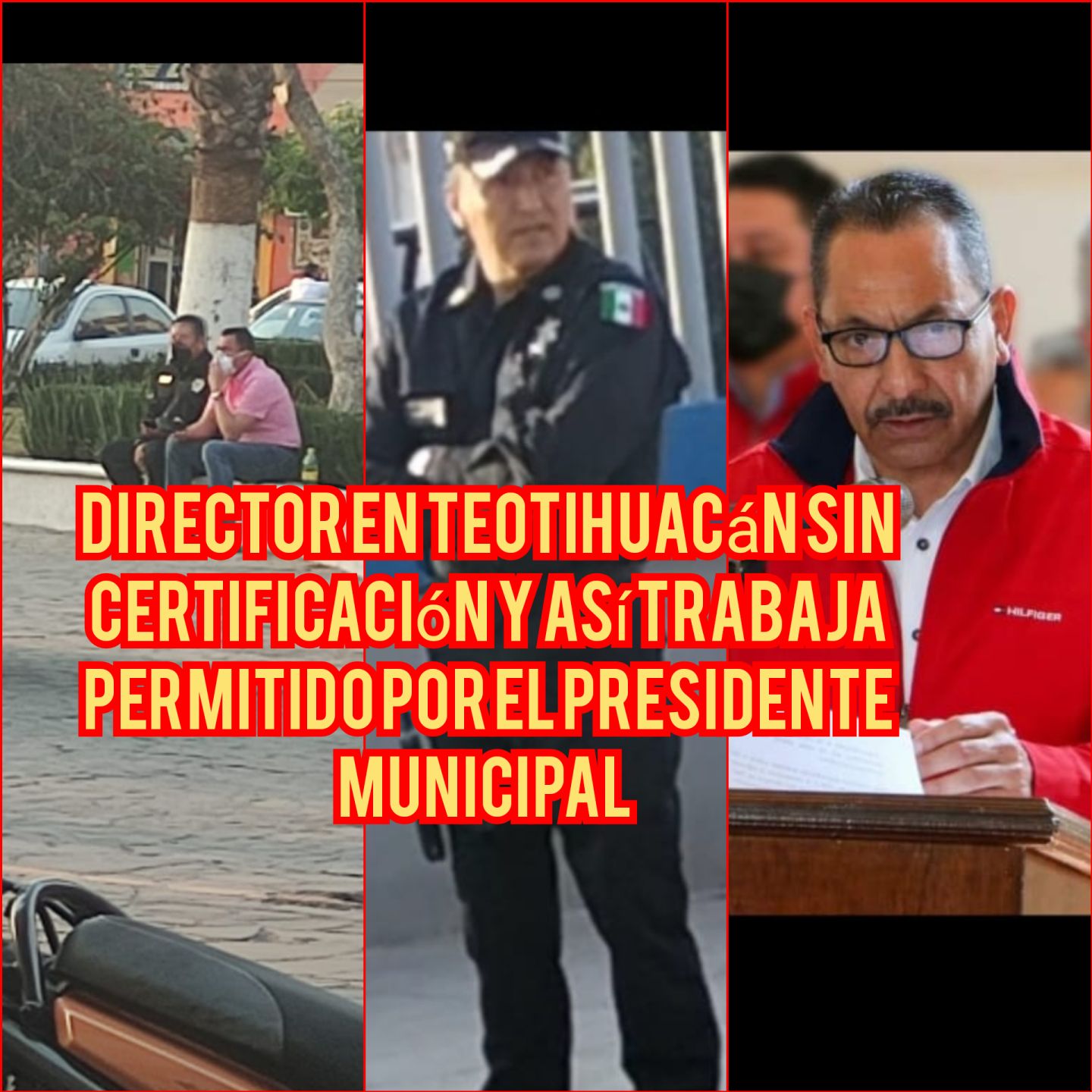 Director Mario Vidal de Teotihuacán sin certificación está al frente de la policía municipal. 