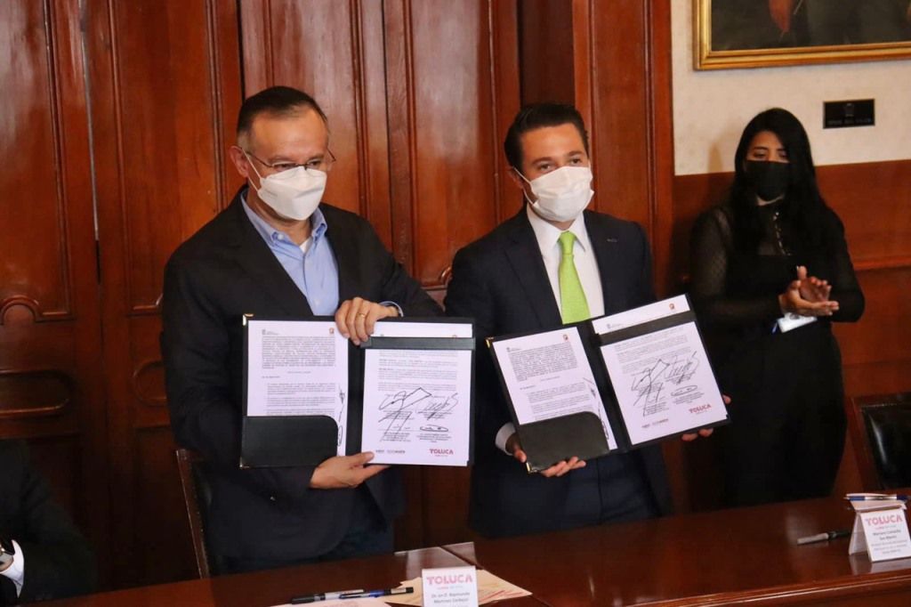 El GEM y Toluca firman convenio de colaboración para regularizar la tenencia de la tierra